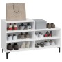 Mueble zapatero madera contrachapada blanco 102x36x60 cm en Zapateros y organizadores de calzado | Comprar online en Foru.es