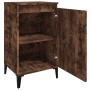 Mesita de noche madera contrachapada roble ahumado 40x35x70 cm de vidaXL, Mesitas de noche - Ref: Foro24-819654, Precio: 44,7...