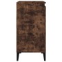 Mesita de noche madera contrachapada roble ahumado 40x35x70 cm de vidaXL, Mesitas de noche - Ref: Foro24-819654, Precio: 44,7...