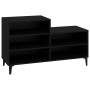 Mueble zapatero madera contrachapada negro 102x36x60 cm en Zapateros y organizadores de calzado | Comprar online en Foru.es