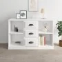 Aparador de madera contrachapada blanco 104,5x35,5x67,5 cm de vidaXL, Aparadores - Ref: Foro24-816232, Precio: 80,39 €, Descu...