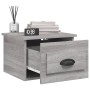 Mesitas de noche de pared 2 uds color gris Sonoma 41,5x36x28 cm de vidaXL, Mesitas de noche - Ref: Foro24-816389, Precio: 55,...