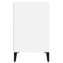 Mueble zapatero madera contrachapada blanco brillo 102x36x60 cm en Zapateros y organizadores de calzado | Comprar online en Foru