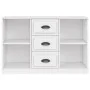 Aparador de madera contrachapada blanco 104,5x35,5x67,5 cm de vidaXL, Aparadores - Ref: Foro24-816232, Precio: 80,39 €, Descu...