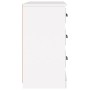 Aparador de madera contrachapada blanco 104,5x35,5x67,5 cm de vidaXL, Aparadores - Ref: Foro24-816232, Precio: 81,31 €, Descu...