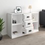 Aparador de madera contrachapada blanco 104,5x35,5x67,5 cm de vidaXL, Aparadores - Ref: Foro24-816232, Precio: 81,31 €, Descu...