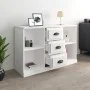 Aparador de madera contrachapada blanco 104,5x35,5x67,5 cm de vidaXL, Aparadores - Ref: Foro24-816232, Precio: 80,39 €, Descu...