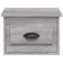 Mesitas de noche de pared 2 uds color gris Sonoma 41,5x36x28 cm de vidaXL, Mesitas de noche - Ref: Foro24-816389, Precio: 55,...