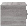 Mesitas de noche de pared 2 uds color gris Sonoma 41,5x36x28 cm de vidaXL, Mesitas de noche - Ref: Foro24-816389, Precio: 55,...