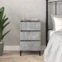 Concrete gray plywood bedside table 40x35x70 cm by vidaXL, Nightstands - Ref: Foro24-819672, Price: 58,07 €, Discount: %