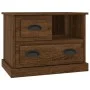 Mesita de noche marrón roble 60x39x45 cm de vidaXL, Mesitas de noche - Ref: Foro24-816367, Precio: 60,67 €, Descuento: %