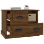 Mesita de noche marrón roble 60x39x45 cm de vidaXL, Mesitas de noche - Ref: Foro24-816367, Precio: 60,67 €, Descuento: %