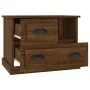 Mesita de noche marrón roble 60x39x45 cm de vidaXL, Mesitas de noche - Ref: Foro24-816367, Precio: 60,67 €, Descuento: %