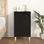 Mesita de noche madera contrachapada negro 40x35x70 cm de vidaXL, Mesitas de noche - Ref: Foro24-819630, Precio: 45,51 €, Des...