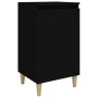 Mesita de noche madera contrachapada negro 40x35x70 cm de vidaXL, Mesitas de noche - Ref: Foro24-819630, Precio: 46,06 €, Des...