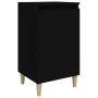 Mesita de noche madera contrachapada negro 40x35x70 cm de vidaXL, Mesitas de noche - Ref: Foro24-819630, Precio: 45,51 €, Des...