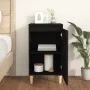 Mesita de noche madera contrachapada negro 40x35x70 cm de vidaXL, Mesitas de noche - Ref: Foro24-819630, Precio: 45,51 €, Des...