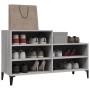Mueble zapatero madera contrachapada gris Sonoma 102x36x60 cm en Zapateros y organizadores de calzado | Comprar online en Foru.e