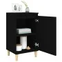 Mesita de noche madera contrachapada negro 40x35x70 cm de vidaXL, Mesitas de noche - Ref: Foro24-819630, Precio: 45,51 €, Des...