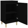 Mesita de noche madera contrachapada negro 40x35x70 cm de vidaXL, Mesitas de noche - Ref: Foro24-819630, Precio: 45,51 €, Des...
