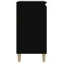 Mesita de noche madera contrachapada negro 40x35x70 cm de vidaXL, Mesitas de noche - Ref: Foro24-819630, Precio: 45,51 €, Des...