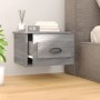 Mesita de noche de pared color gris Sonoma 41,5x36x28 cm de vidaXL, Mesitas de noche - Ref: Foro24-816388, Precio: 35,59 €, D...