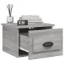 Mesita de noche de pared color gris Sonoma 41,5x36x28 cm de vidaXL, Mesitas de noche - Ref: Foro24-816388, Precio: 35,17 €, D...