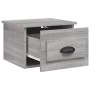 Mesita de noche de pared color gris Sonoma 41,5x36x28 cm de vidaXL, Mesitas de noche - Ref: Foro24-816388, Precio: 35,59 €, D...