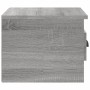 Mesita de noche de pared color gris Sonoma 41,5x36x28 cm de vidaXL, Mesitas de noche - Ref: Foro24-816388, Precio: 35,59 €, D...