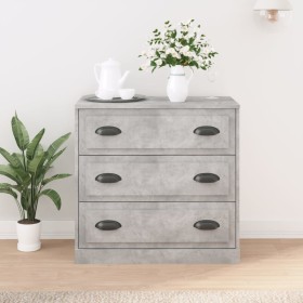 Aparador de madera contrachapada gris hormigón 70x35,5x67,5 cm de vidaXL, Aparadores - Ref: Foro24-816228, Precio: 95,49 €, D...