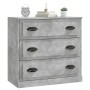 Aparador de madera contrachapada gris hormigón 70x35,5x67,5 cm de vidaXL, Aparadores - Ref: Foro24-816228, Precio: 95,49 €, D...