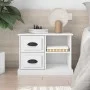 Mesita de noche blanco 60x35,5x45 cm de vidaXL, Mesitas de noche - Ref: Foro24-816368, Precio: 55,24 €, Descuento: %