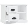 Mesita de noche blanco 60x35,5x45 cm de vidaXL, Mesitas de noche - Ref: Foro24-816368, Precio: 56,02 €, Descuento: %