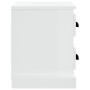 Mesita de noche blanco 60x35,5x45 cm de vidaXL, Mesitas de noche - Ref: Foro24-816368, Precio: 56,02 €, Descuento: %