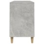 Mueble zapatero madera contrachapada gris hormigón 102x36x60 cm en Zapateros y organizadores de calzado | Comprar online en Foru