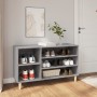 Mueble zapatero madera contrachapada gris Sonoma 102x36x60 cm en Zapateros y organizadores de calzado | Comprar online en Foru.e