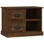 Mesita de noche marrón roble 60x35,5x45 cm de vidaXL, Mesitas de noche - Ref: Foro24-816375, Precio: 51,00 €, Descuento: %