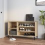 Mueble zapatero madera contrachapada roble Sonoma 102x36x60 cm en Zapateros y organizadores de calzado | Comprar online en Foru.