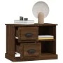 Mesita de noche marrón roble 60x35,5x45 cm de vidaXL, Mesitas de noche - Ref: Foro24-816375, Precio: 51,00 €, Descuento: %