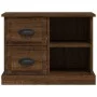 Mesita de noche marrón roble 60x35,5x45 cm de vidaXL, Mesitas de noche - Ref: Foro24-816375, Precio: 51,00 €, Descuento: %