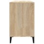 Mueble zapatero madera contrachapada roble Sonoma 102x36x60 cm en Zapateros y organizadores de calzado | Comprar online en Foru.