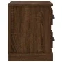 Mesita de noche marrón roble 60x35,5x45 cm de vidaXL, Mesitas de noche - Ref: Foro24-816375, Precio: 51,00 €, Descuento: %