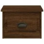 Mesita de noche de pared color marrón roble 41,5x36x28 cm de vidaXL, Mesitas de noche - Ref: Foro24-816390, Precio: 34,10 €, ...