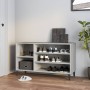 Mueble zapatero madera contrachapada gris hormigón 102x36x60 cm en Zapateros y organizadores de calzado | Comprar online en Foru