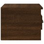 Mesita de noche de pared color marrón roble 41,5x36x28 cm de vidaXL, Mesitas de noche - Ref: Foro24-816390, Precio: 34,52 €, ...