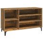 Mueble zapatero madera contrachapada roble ahumado 102x36x60 cm en Zapateros y organizadores de calzado | Comprar online en Foru