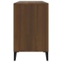 Mueble zapatero madera contrachapada roble marrón 102x36x60 cm en Zapateros y organizadores de calzado | Comprar online en Foru.