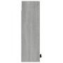 Armario de baño de pared gris sonoma 32x20x67 cm de vidaXL, Taquillas y armarios de almacenamiento - Ref: Foro24-817061, Prec...