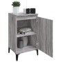 Mesita de noche madera contrachapada gris Sonoma 40x35x70 cm de vidaXL, Mesitas de noche - Ref: Foro24-819656, Precio: 45,99 ...