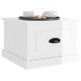 Mesa de centro madera contrachapada blanco brillo 50x50x35 cm de vidaXL, Mesas de centro - Ref: Foro24-816250, Precio: 47,06 ...